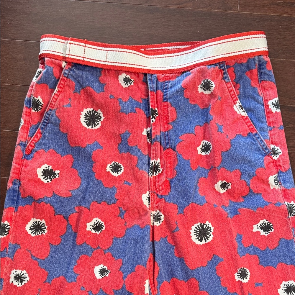 MOTHER women’s jeans in Red and Blue